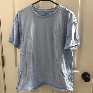 Light blue polo tee